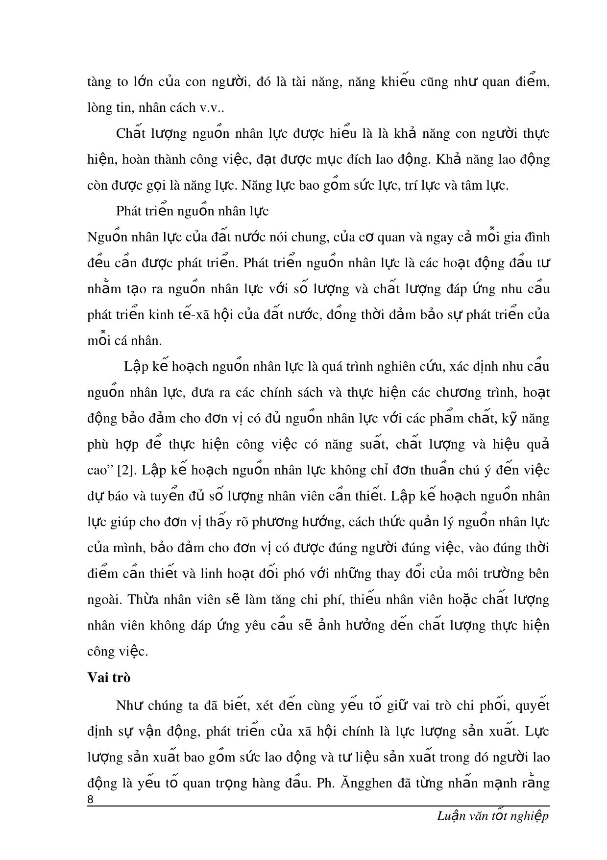 Chuyên đề Giải pháp nâng cao chất lượng đội ngũ nhân viên trang 8