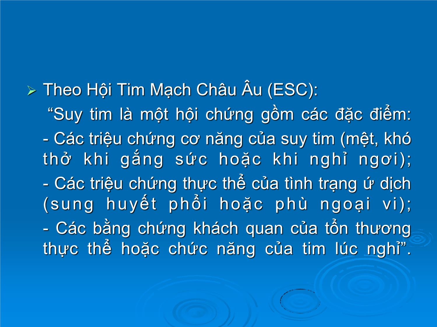 Bài giảng Suy tim ở người cao tuổi trang 5