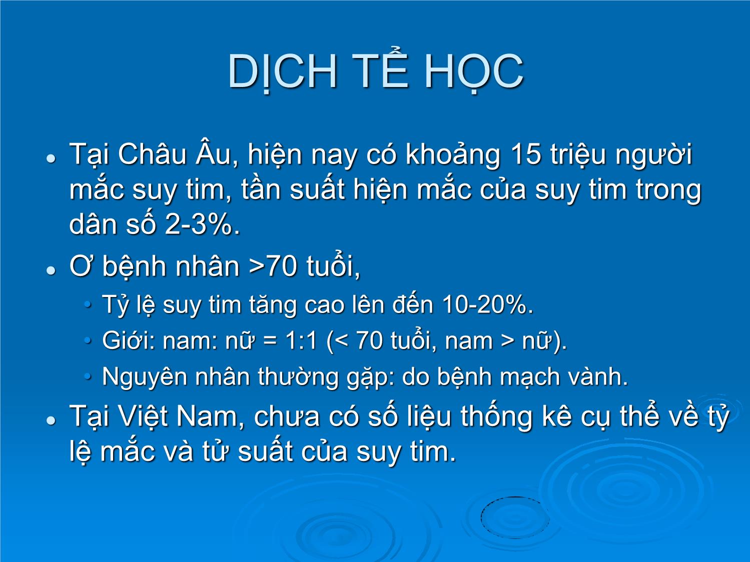 Bài giảng Suy tim ở người cao tuổi trang 7