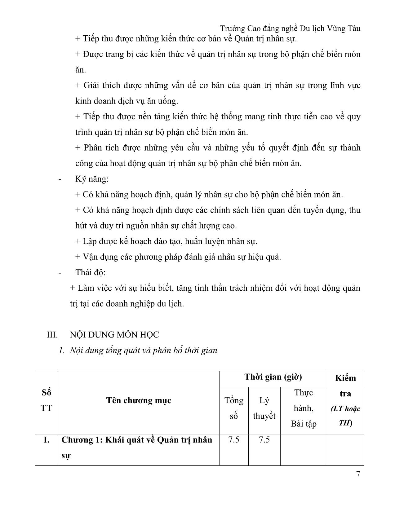 Giáo trình Quản trị nhân sự trang 7