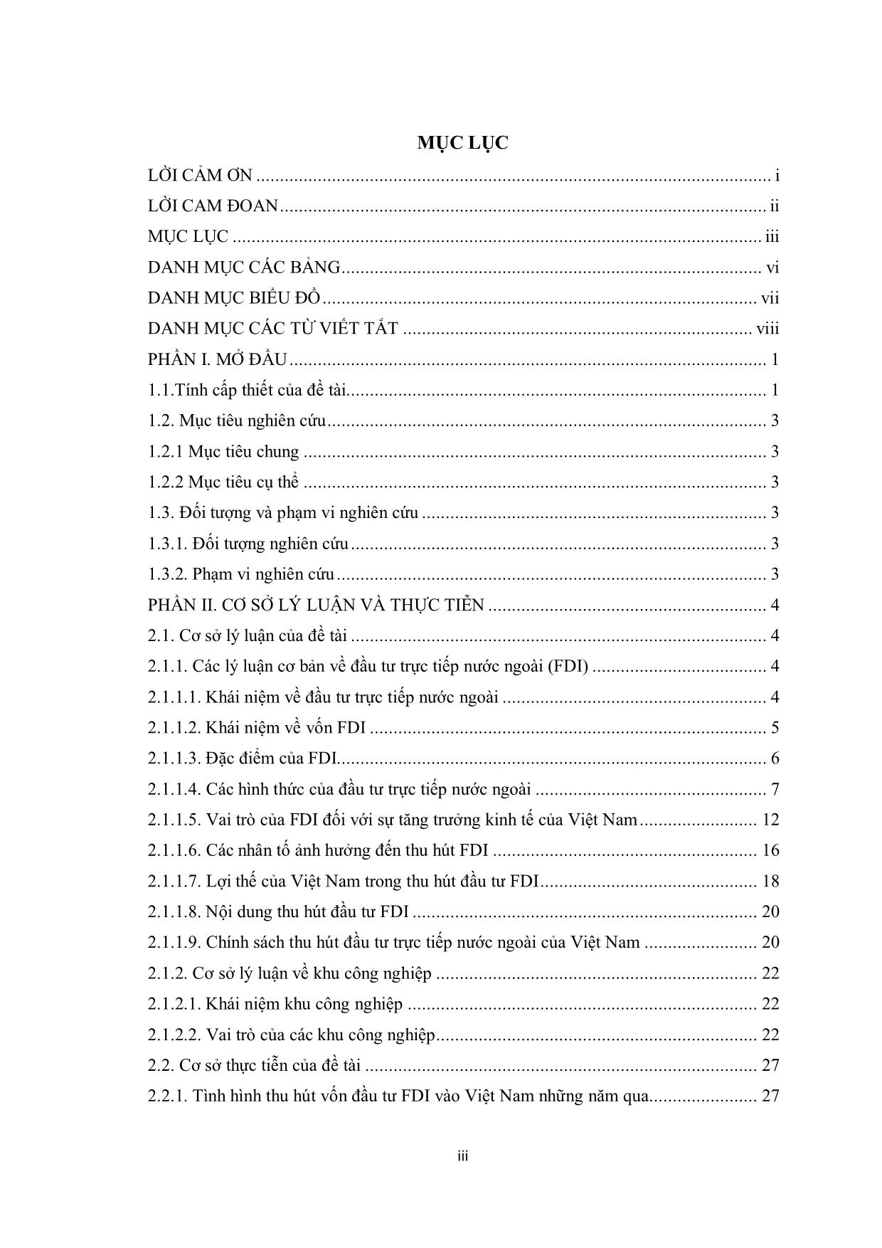 Tóm tắt Luận văn Giải pháp tăng cường thu hút đầu tư FDI vào các khu công nghiệp Hải Phòng trang 5