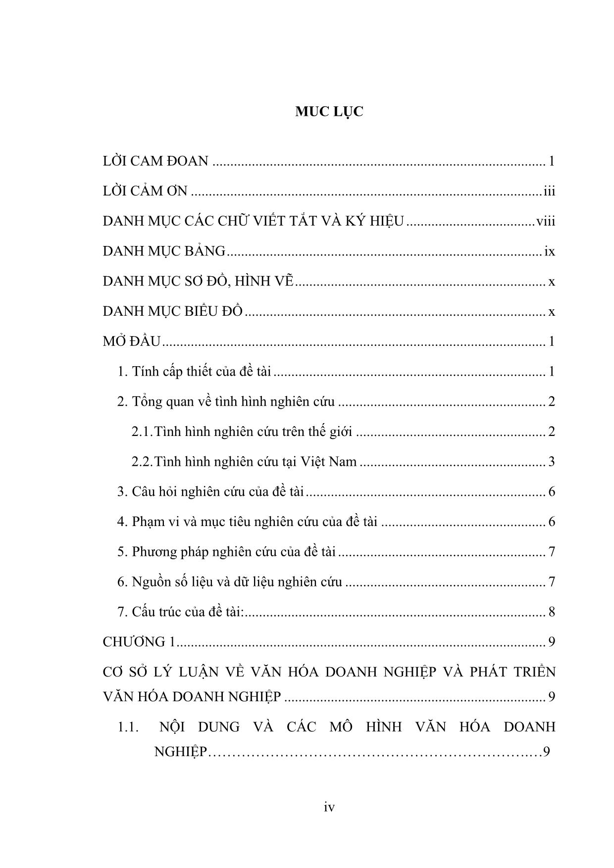 Tóm tắt Luận văn Phát triển văn hóa doanh nghiệp tại công ty Cổ phần nhựa thiếu niên Tiền Phong trang 5