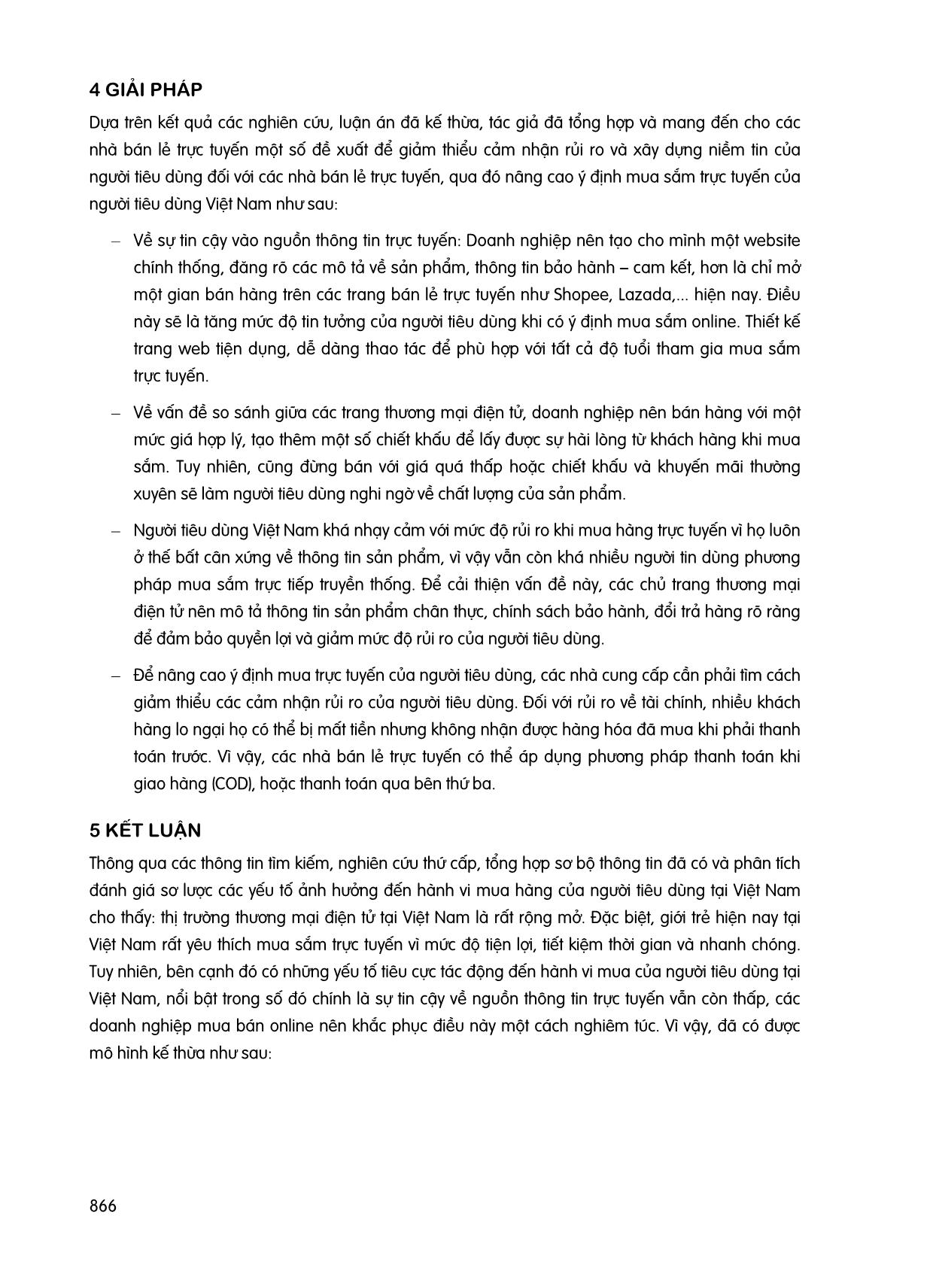 Nghiên cứu các yếu tố tác động đến hành vi mua sắm đối với các trang thương mại điện tử của người tiêu dùng Việt Nam trang 4