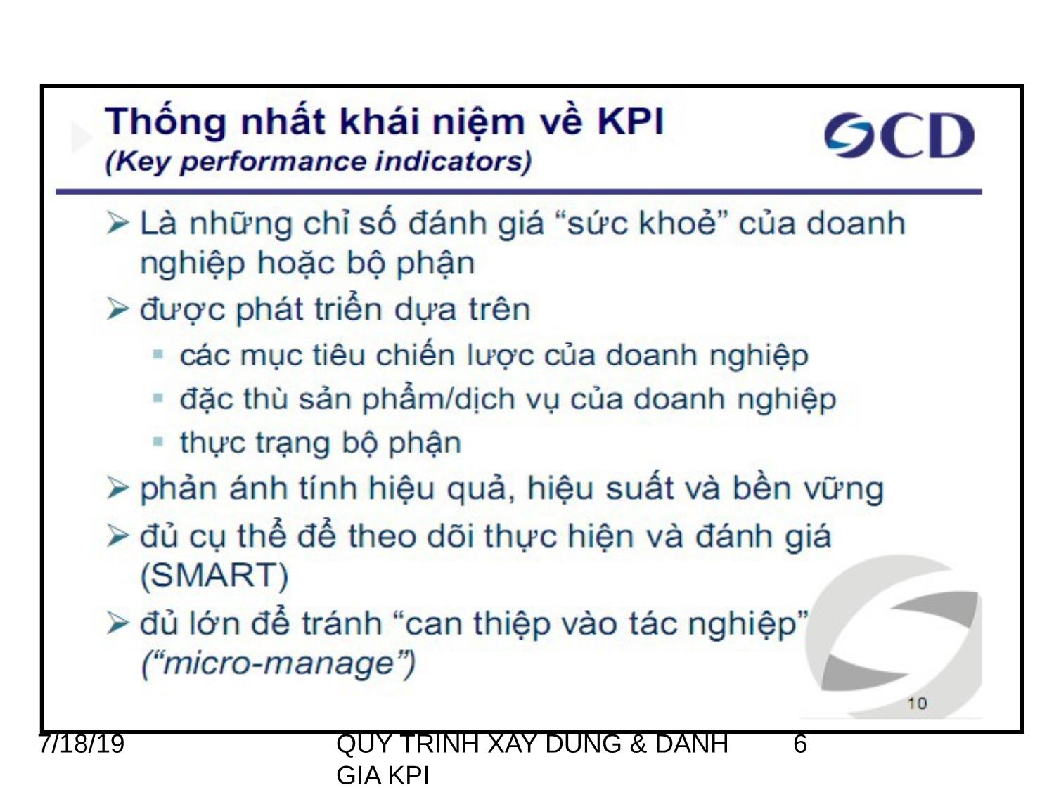 Bài giảng Quy trình xây dựng và đánh giá KPI trang 6