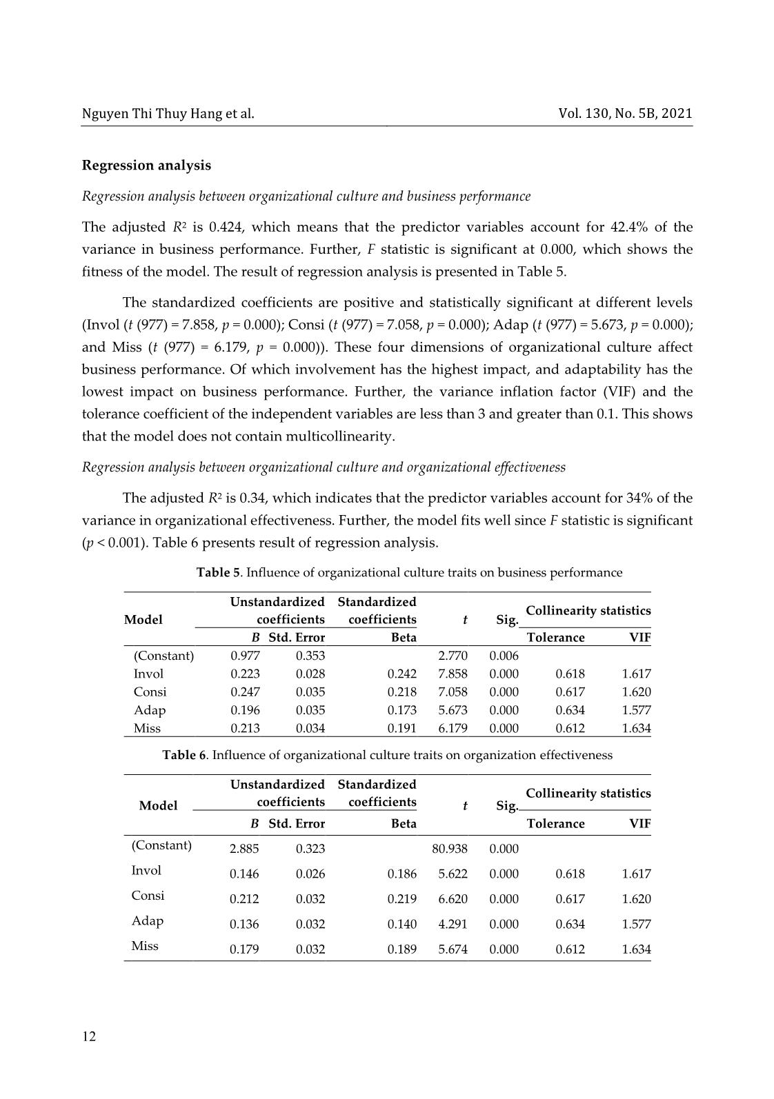 Relationship between organizational culture and firm performance: A case study in Viet Nam trang 8