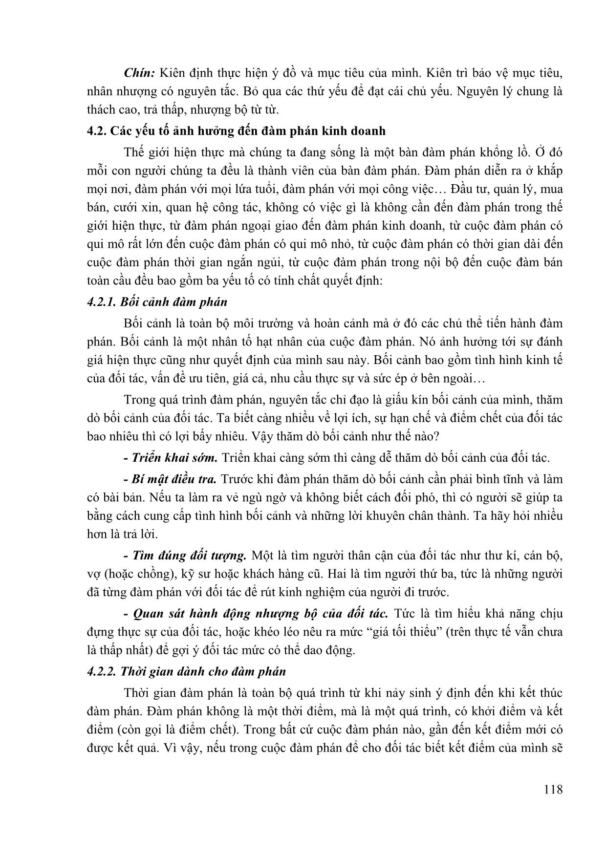 Giáo trình Giao dịch và đàm phán kinh doanh (Phần 2) trang 7