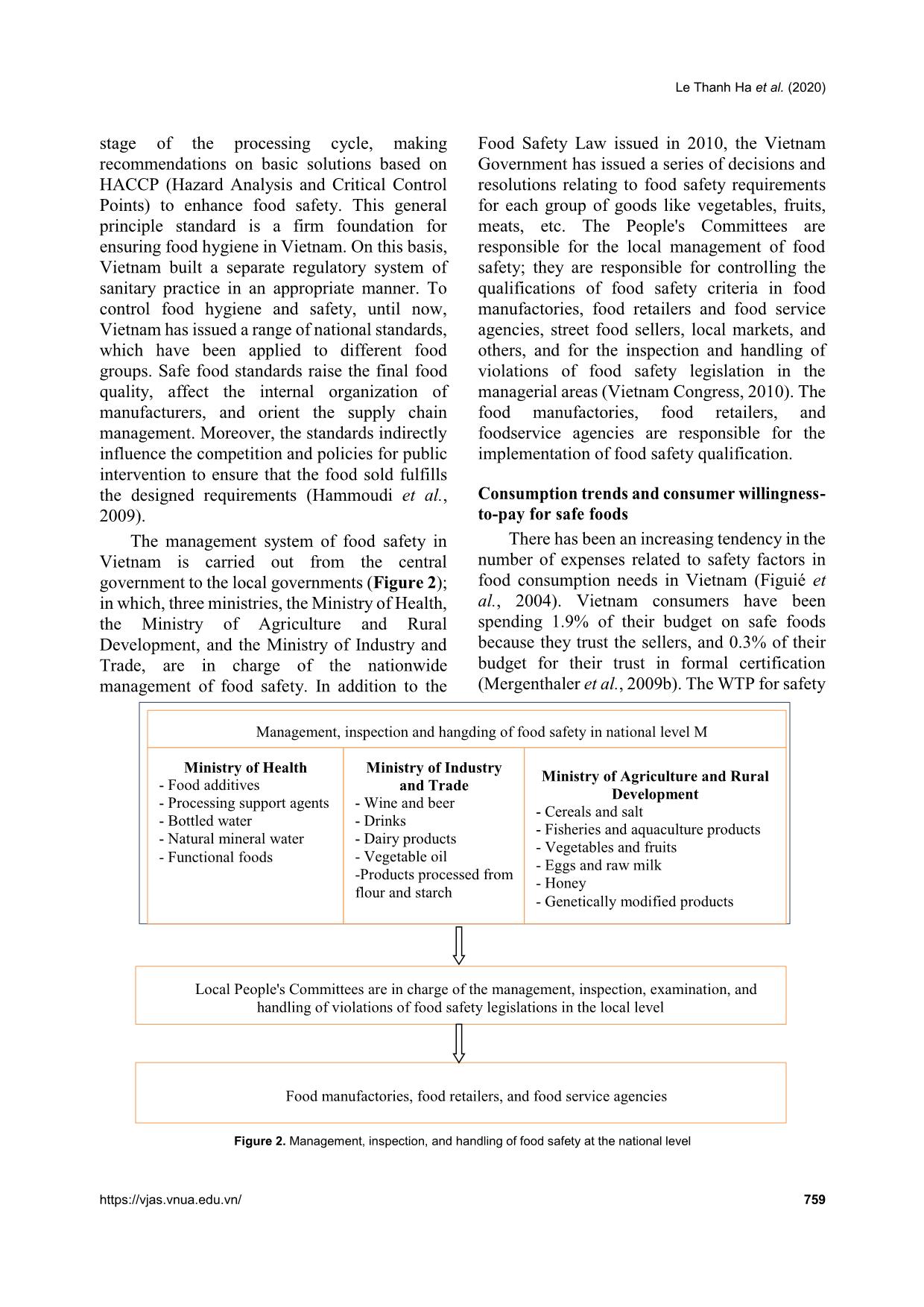 Theoretical and practical issues of research on the consumption needs for safe foods in Viet Nam using the willingness to pay model trang 4