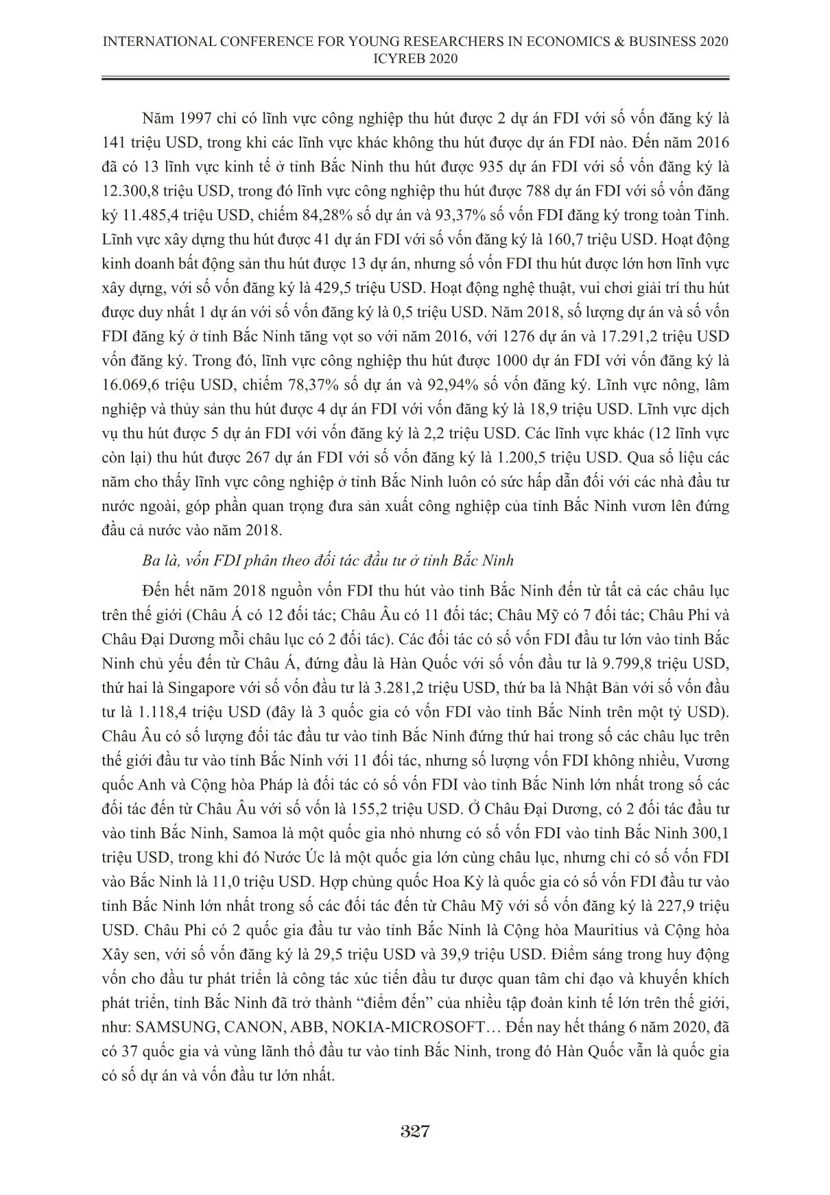 Vai trò của đầu tư trực tiếp nước ngoài trong phát triển kinh tế - xã hội ở tỉnh Bắc Ninh trang 8