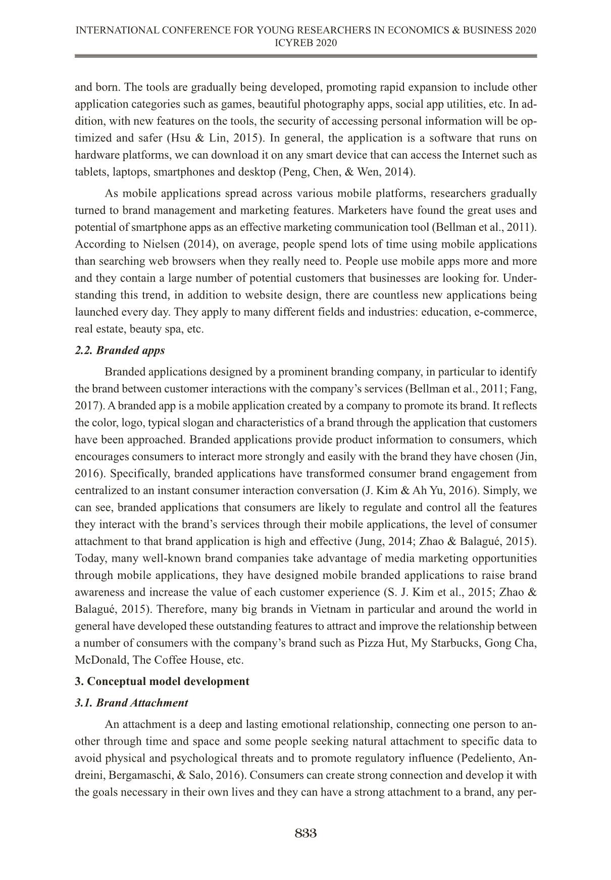 Vai trò của tương tác xã hội, sự gắn bó với thương hiệu và sự hài lòng trong việc ảnh hưởng lên ý định tiếp tục sử dụng và truyền miệng đối với ứng dụng di động mang thương hiệu: Một nghiên cứu thực nghiệm trong bối cảnh Việt Nam trang 3