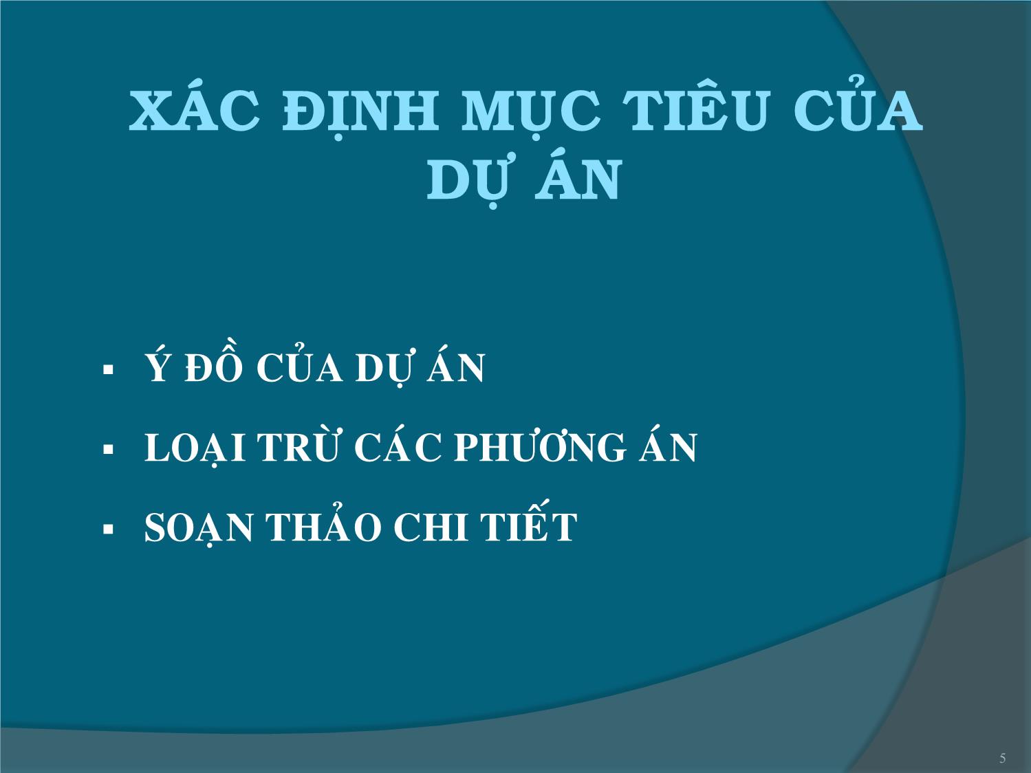 Bài giảng Chu trình của dự án đầu tư trang 5