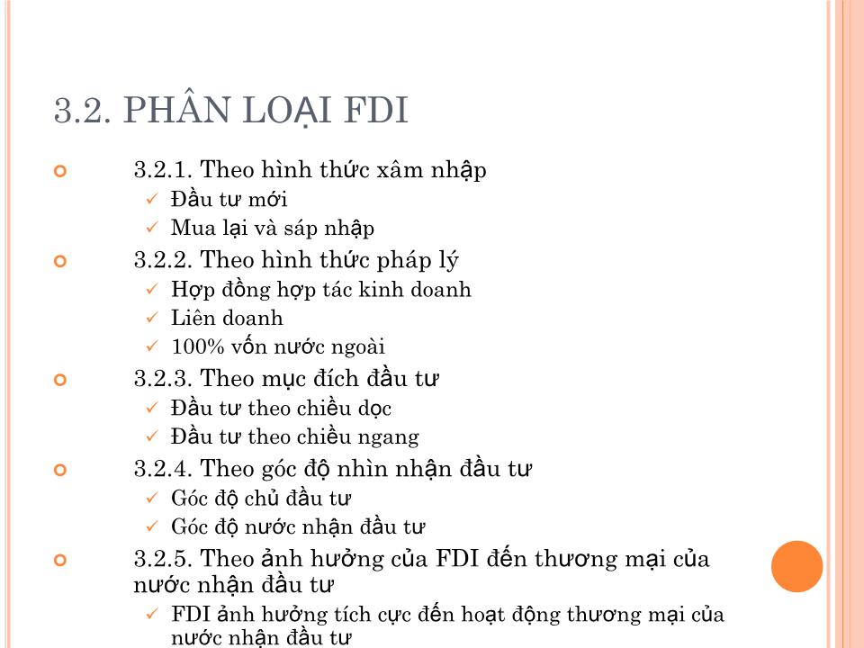 Bài giảng Đầu tư nước ngoài và chuyển giao công nghệ - Chương 1: Tổng quan về đầu tư quốc tế trang 7