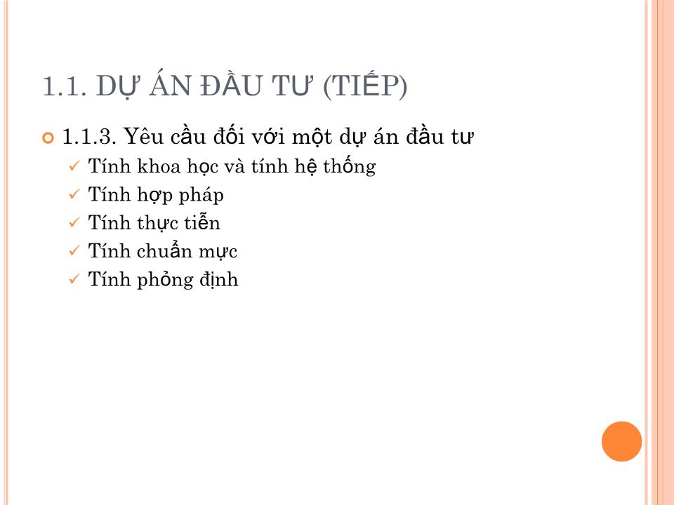 Bài giảng Đầu tư nước ngoài và chuyển giao công nghệ - Chương 2: Dự án đầu tư trực tiếp nước ngoài trang 4