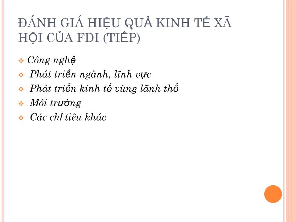 Bài giảng Đầu tư nước ngoài và chuyển giao công nghệ - Chương 3: Quản lý nhà nước hoạt động đầu tư trực tiếp nước ngoài trang 10