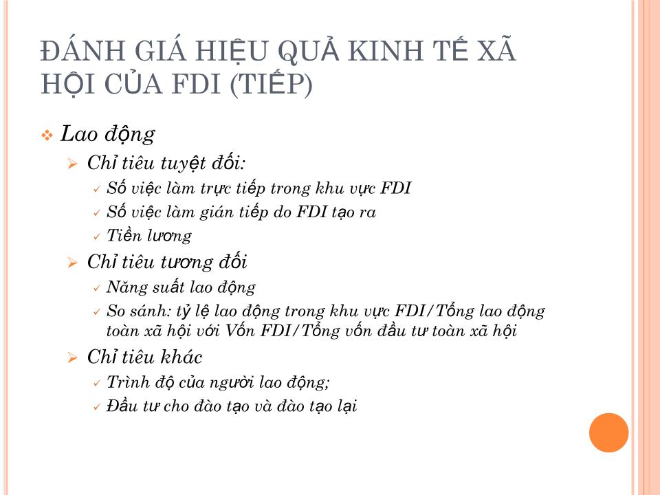 Bài giảng Đầu tư nước ngoài và chuyển giao công nghệ - Chương 3: Quản lý nhà nước hoạt động đầu tư trực tiếp nước ngoài trang 8