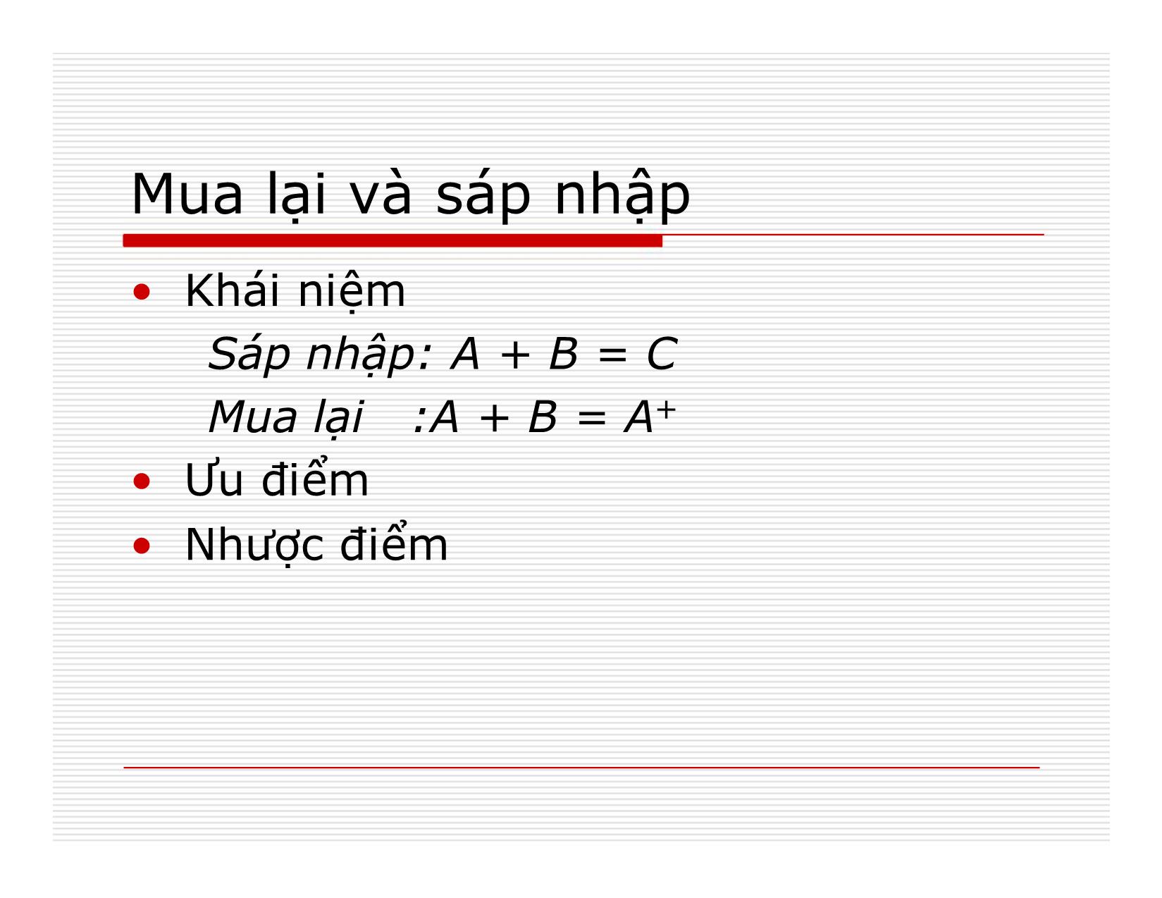 Bài giảng Đầu tư quốc tế - Chương 2: Đầu tư trực tiếp nước ngoài trang 7