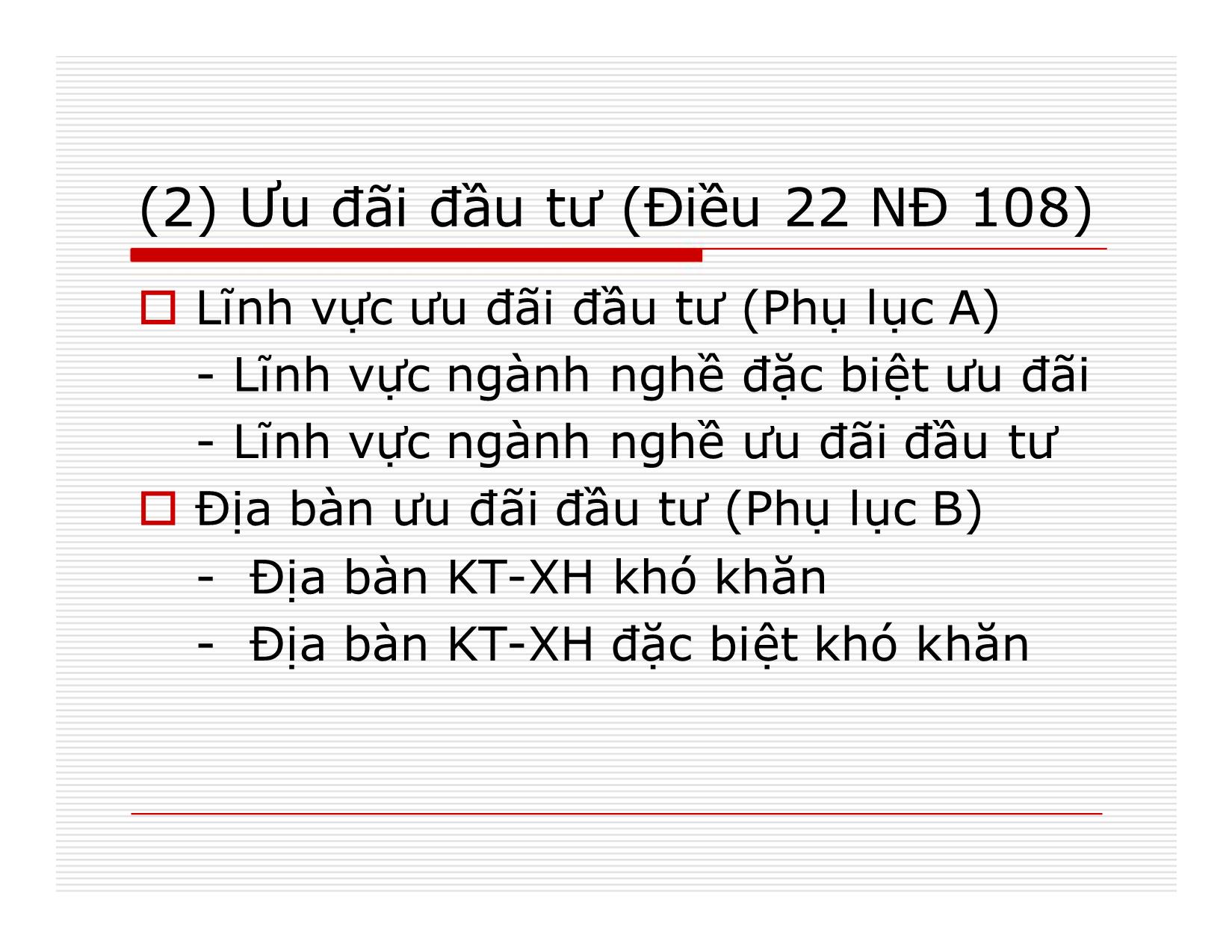 Bài giảng Đầu tư quốc tế - Chương 3: Hình thành, thẩm định, cấp giấy phép đầu tư trang 3