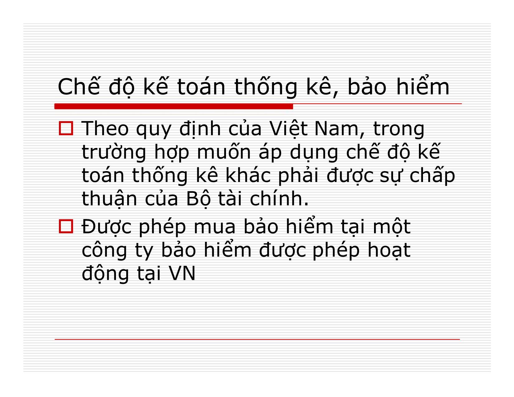 Bài giảng Đầu tư quốc tế - Chương 5: Quản lý nhà nước trong giai đoạn triển khai, thực hiện dự án đầu tư trang 6