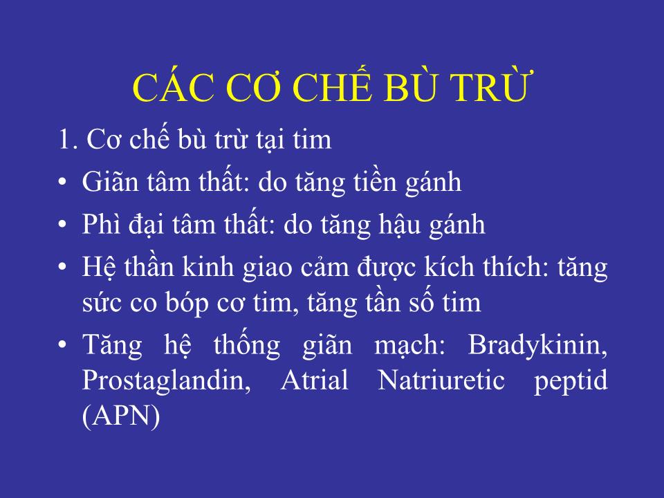 Bài giảng Suy tim ở người cao tuổi (Bản hay) trang 6