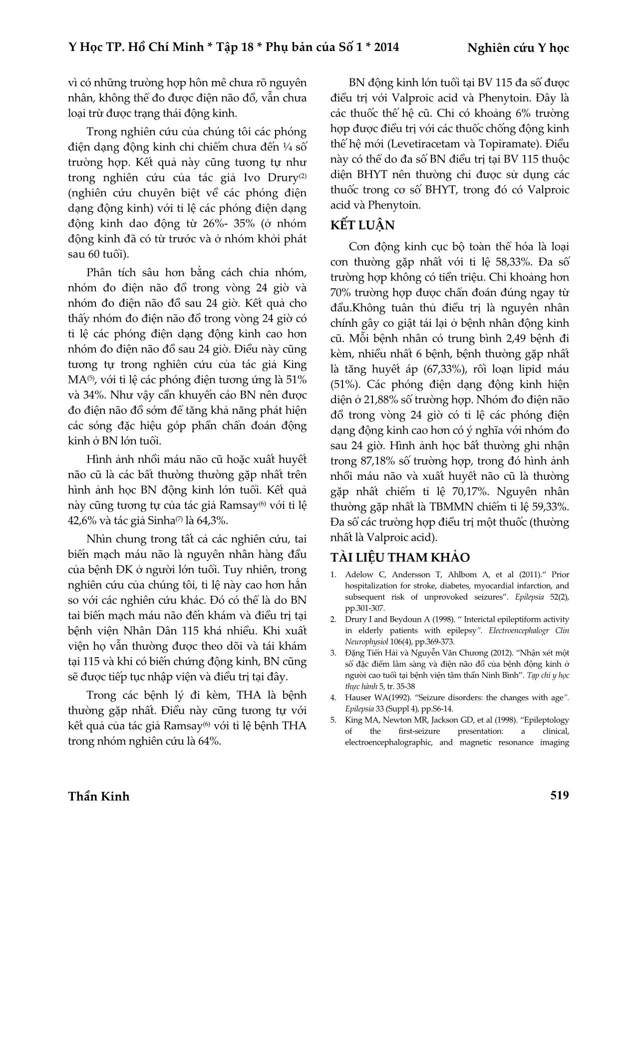 Đặc điểm lâm sàng, cận lâm sàng và điều trị bệnh động kinh ở người lớn tuổi trang 4