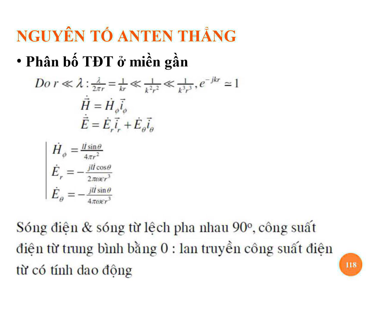 Bài giảng Trường điện từ - Chương 5: Bức xạ điện từ - Nguyễn Thị Linh Phương trang 3