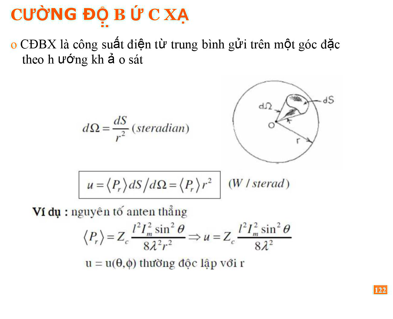 Bài giảng Trường điện từ - Chương 5: Bức xạ điện từ - Nguyễn Thị Linh Phương trang 7