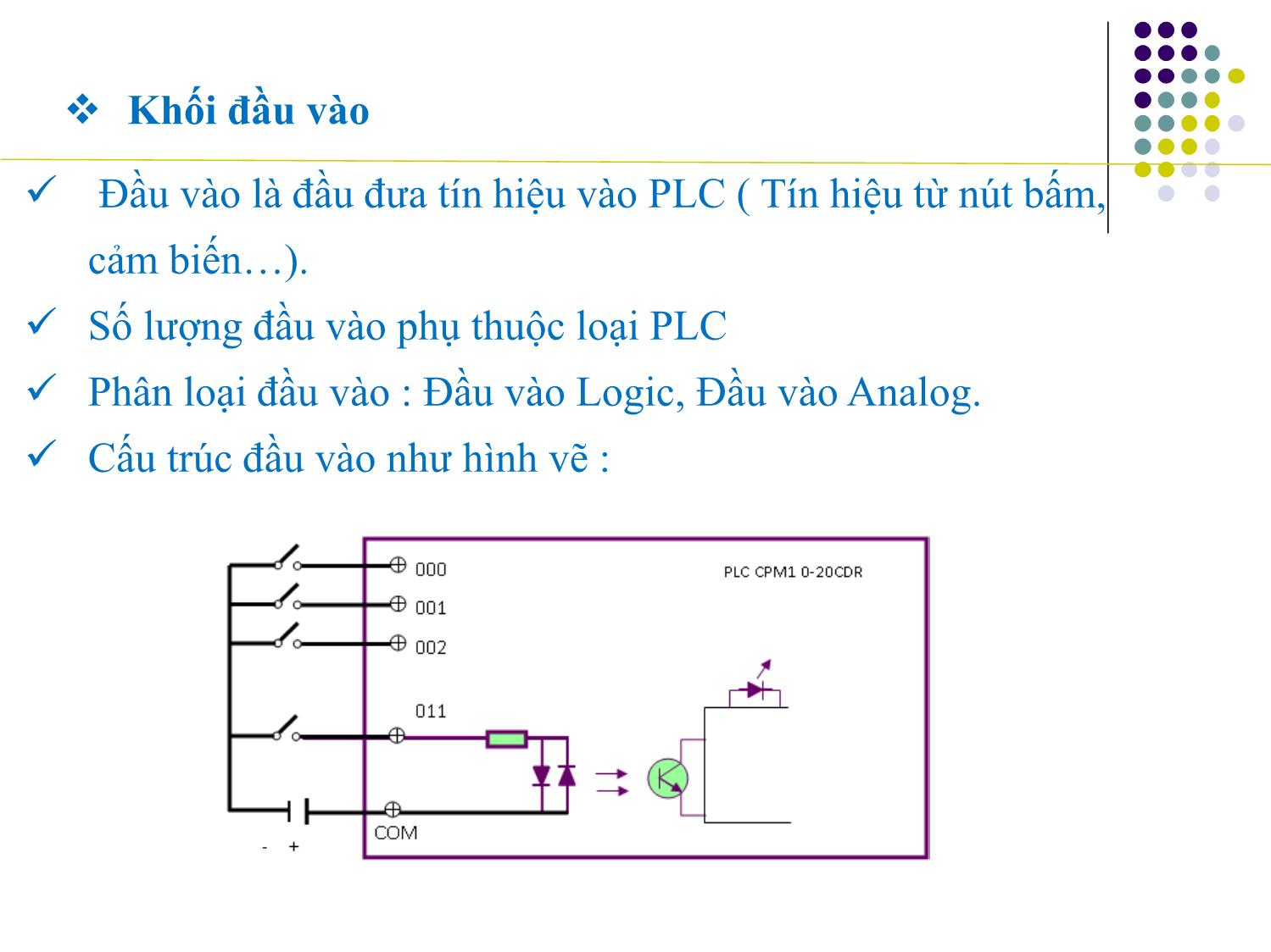 Bài giảng Ứng dụng PLC điều khiển các hệ truyền động thủy khí công nghiệp - Chương 1: Tổng quan về PLC - Phạm Tất Thắng trang 8