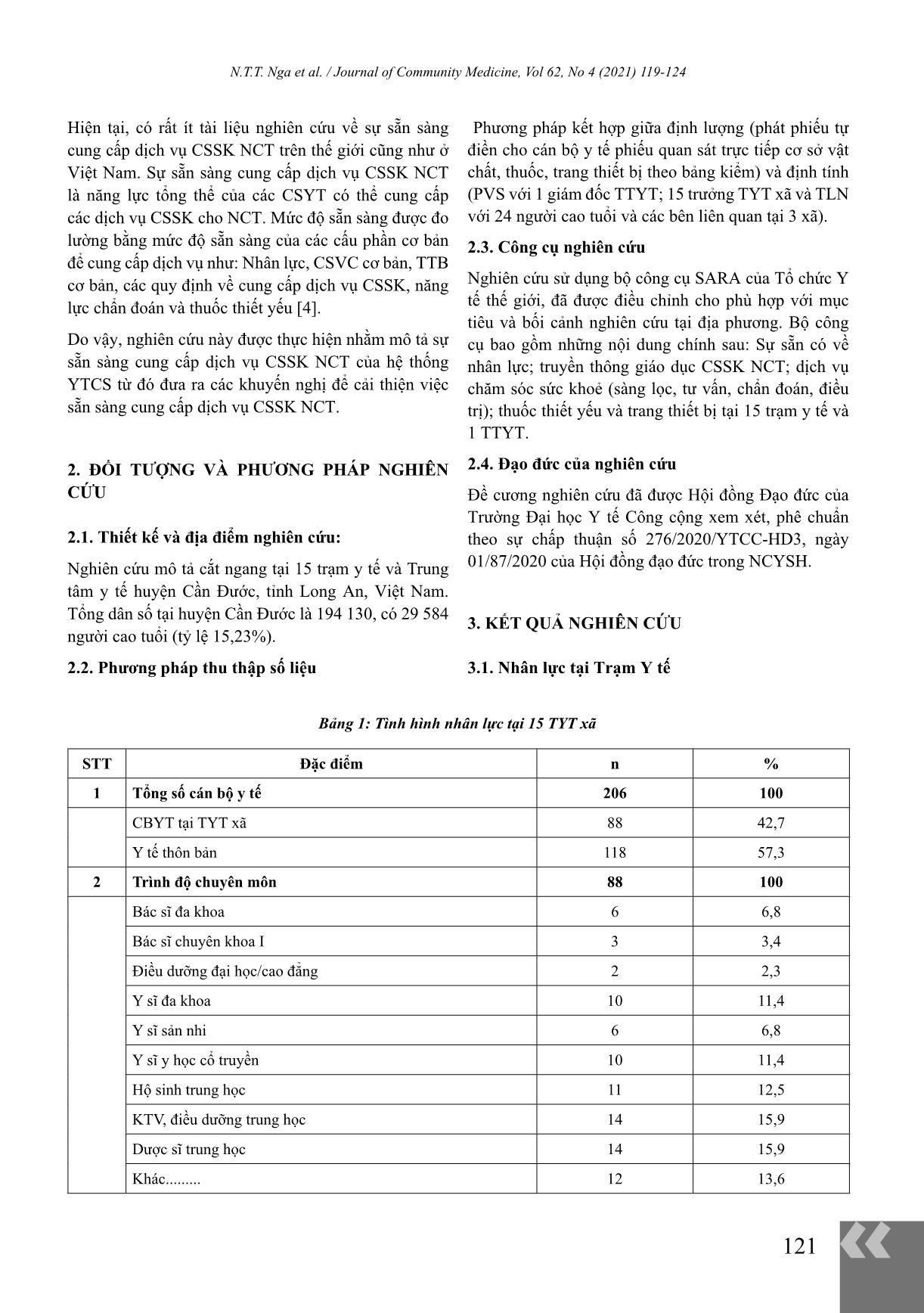 Capacity of commune health stations to provide health care services for the elderly trang 3