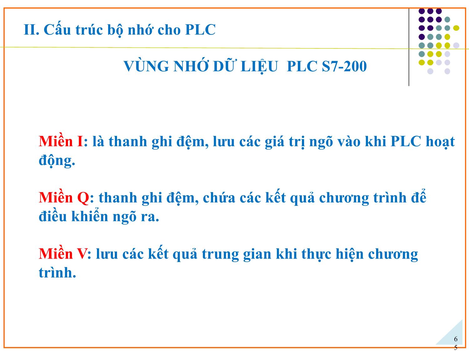 Bài giảng Ứng dụng PLC điều khiển các hệ truyền động thủy khí công nghiệp - Chương 3: Ngôn ngữ lập trình cho PLC - Phạm Tất Thắng trang 9