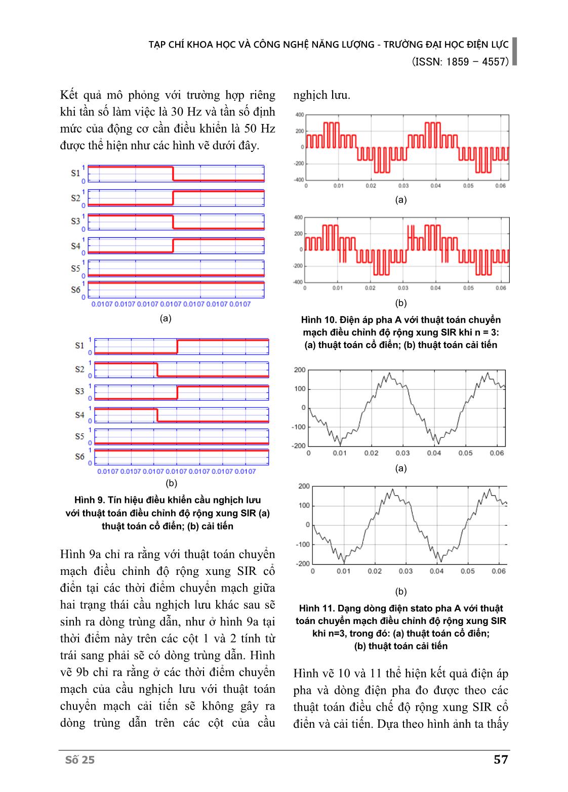 Cải tiến thuật toán điều chỉnh độ rộng xung sir điều khiển động cơ không đồng bộ ba pha trang 8