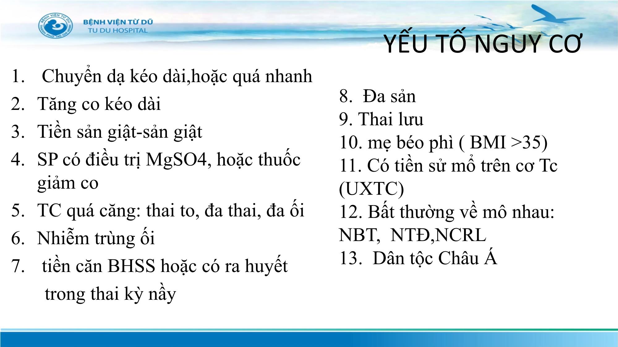 Bài giảng Băng huyết sau sanh - Nguyễn Hoàng Tuấn trang 5