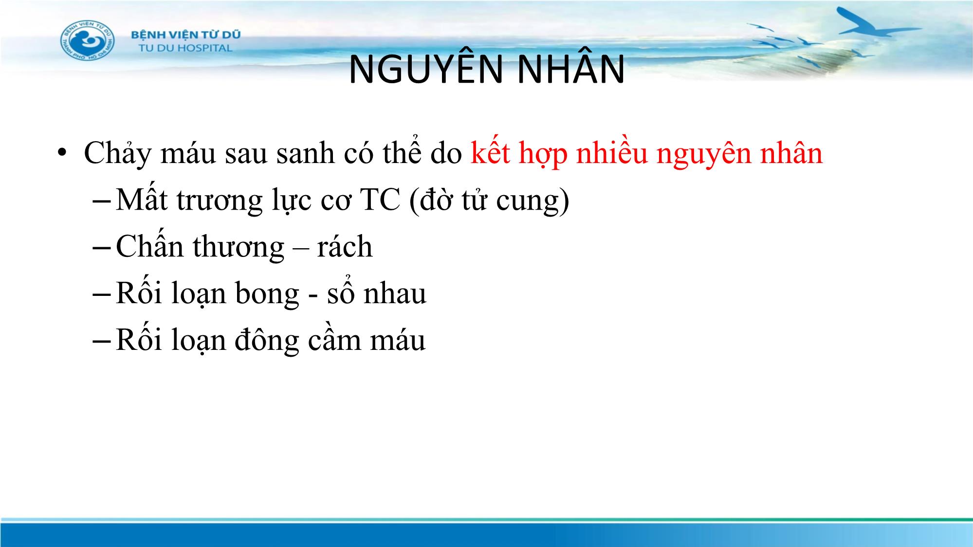 Bài giảng Băng huyết sau sanh - Nguyễn Hoàng Tuấn trang 6