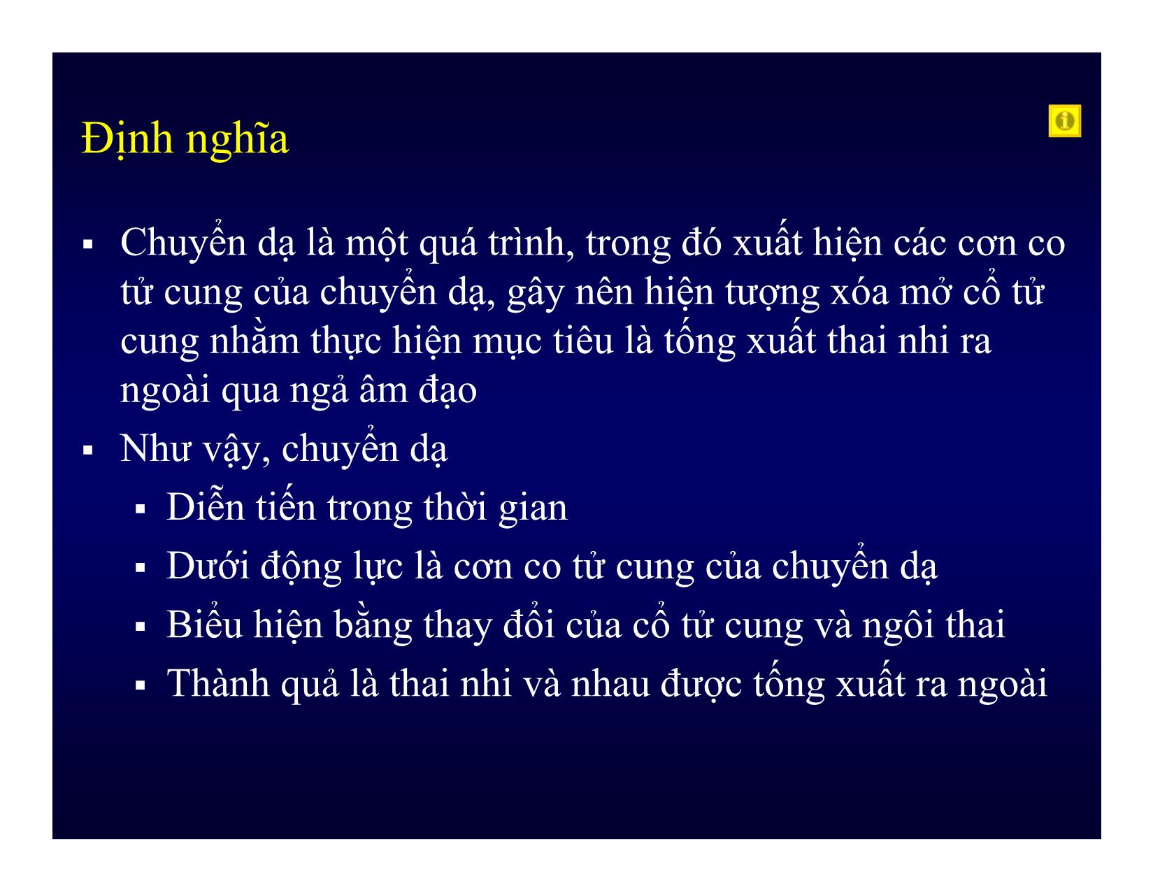 Bài giảng Sinh lý chuyển dạ - Âu Nhựt Luân trang 7