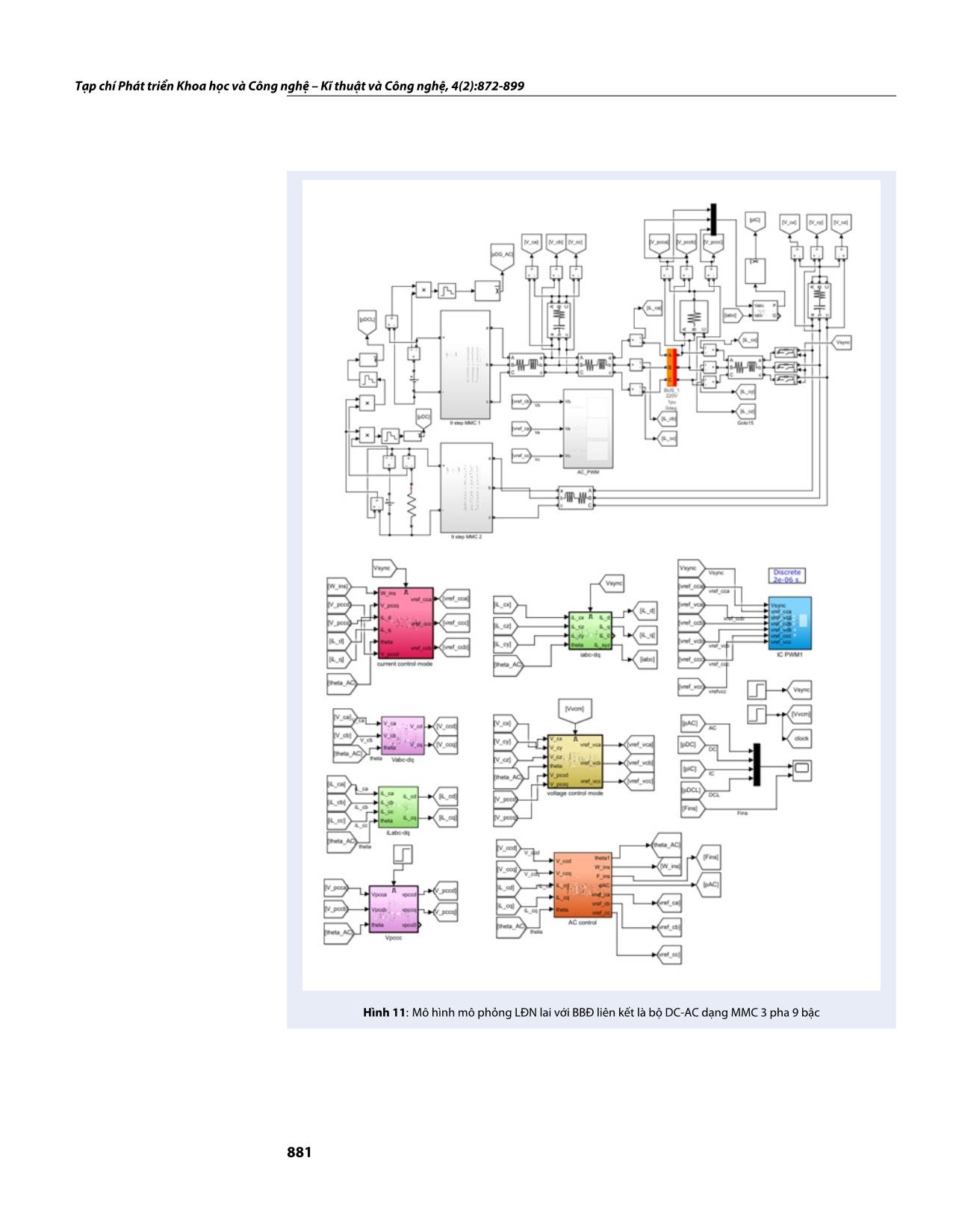 Điều khiển phân tán dịch mức sóng mang cho bộ biến đổi công suất liên kết dạng đa bậc trong lưới điện nhỏ dạng lai trang 10