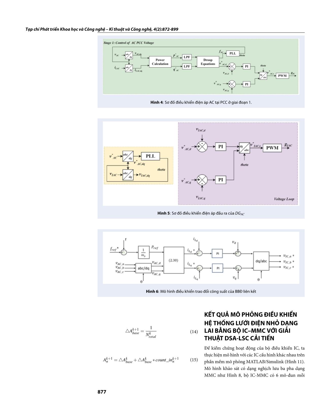 Điều khiển phân tán dịch mức sóng mang cho bộ biến đổi công suất liên kết dạng đa bậc trong lưới điện nhỏ dạng lai trang 6