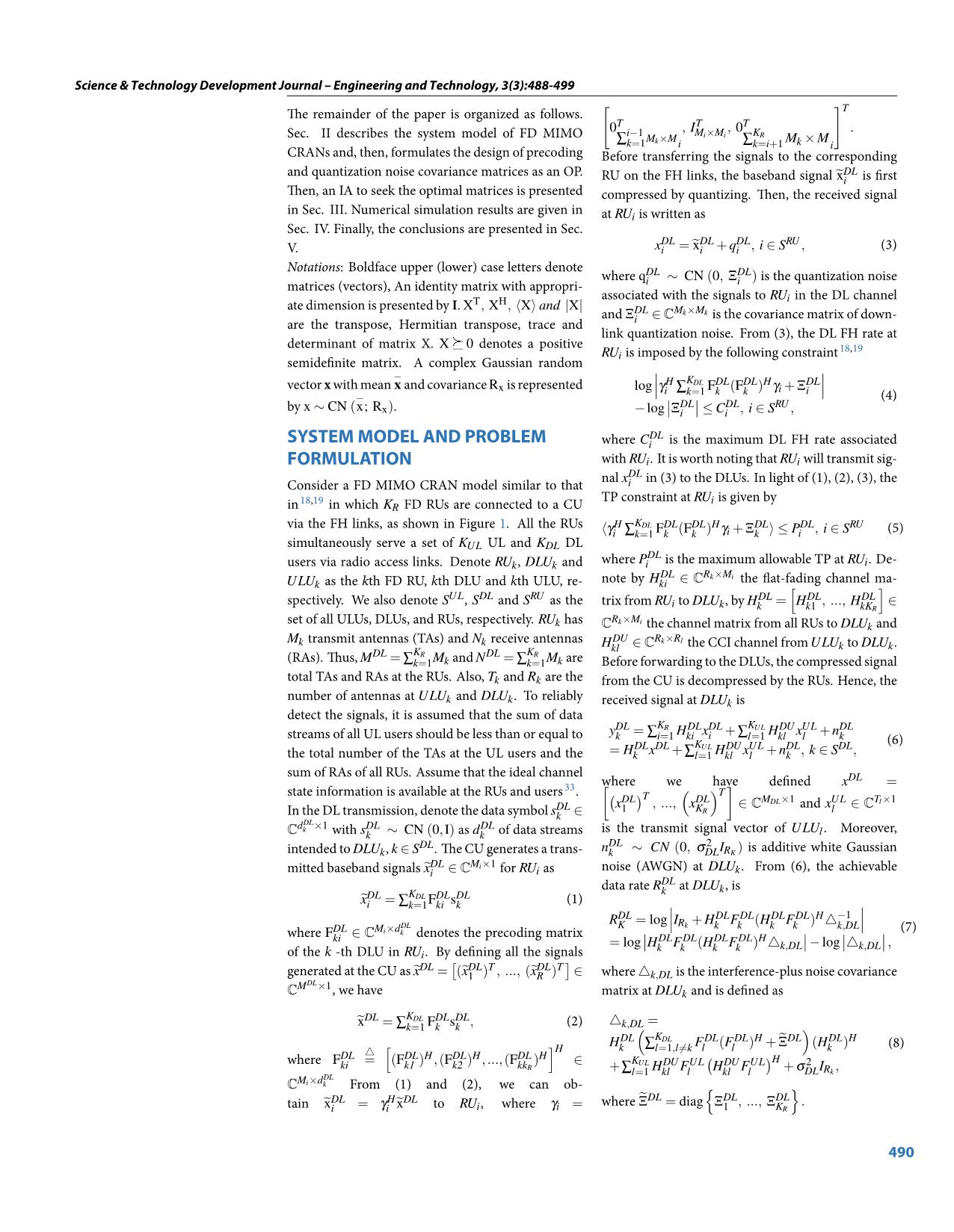 Energy efficiency maximization for full duplex MIMO cloud radio access networks trang 3