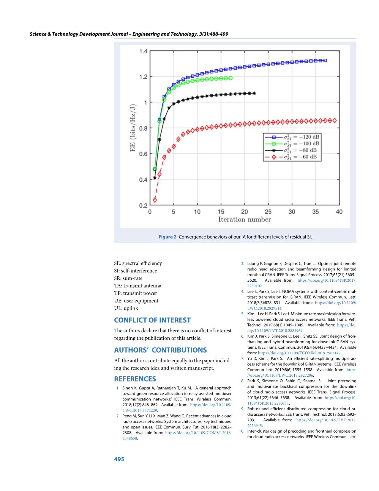 Energy efficiency maximization for full duplex MIMO cloud radio access networks trang 8