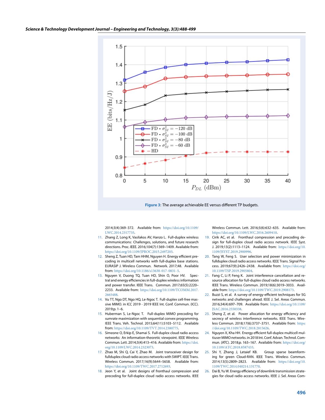 Energy efficiency maximization for full duplex MIMO cloud radio access networks trang 9