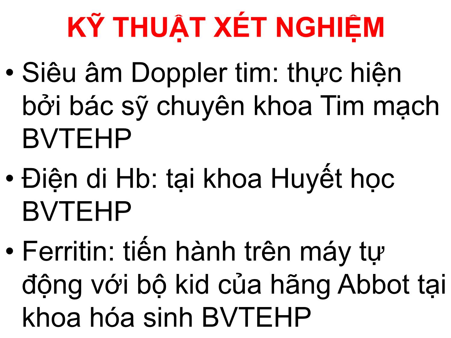 Biến đổi tim mạch ở bệnh nhân β – thalassemia tại bệnh viện trẻ em Hải Phòng trang 10