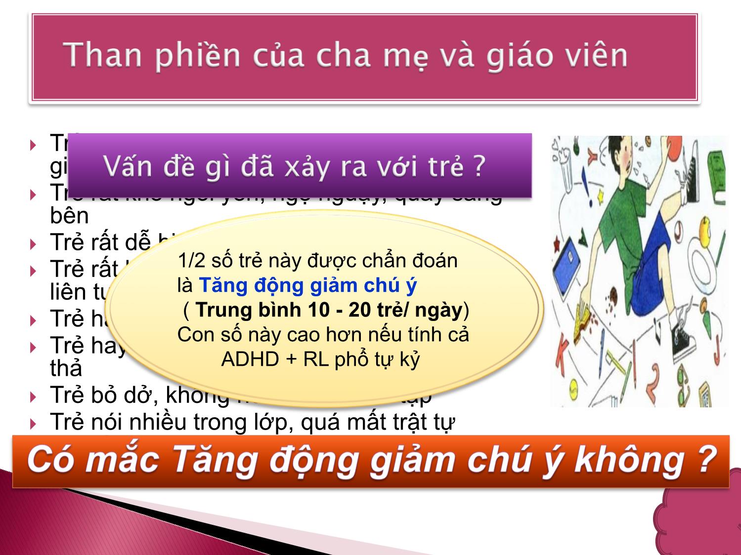 Bài giảng Rối loạn tăng động giảm chú ý trang 3