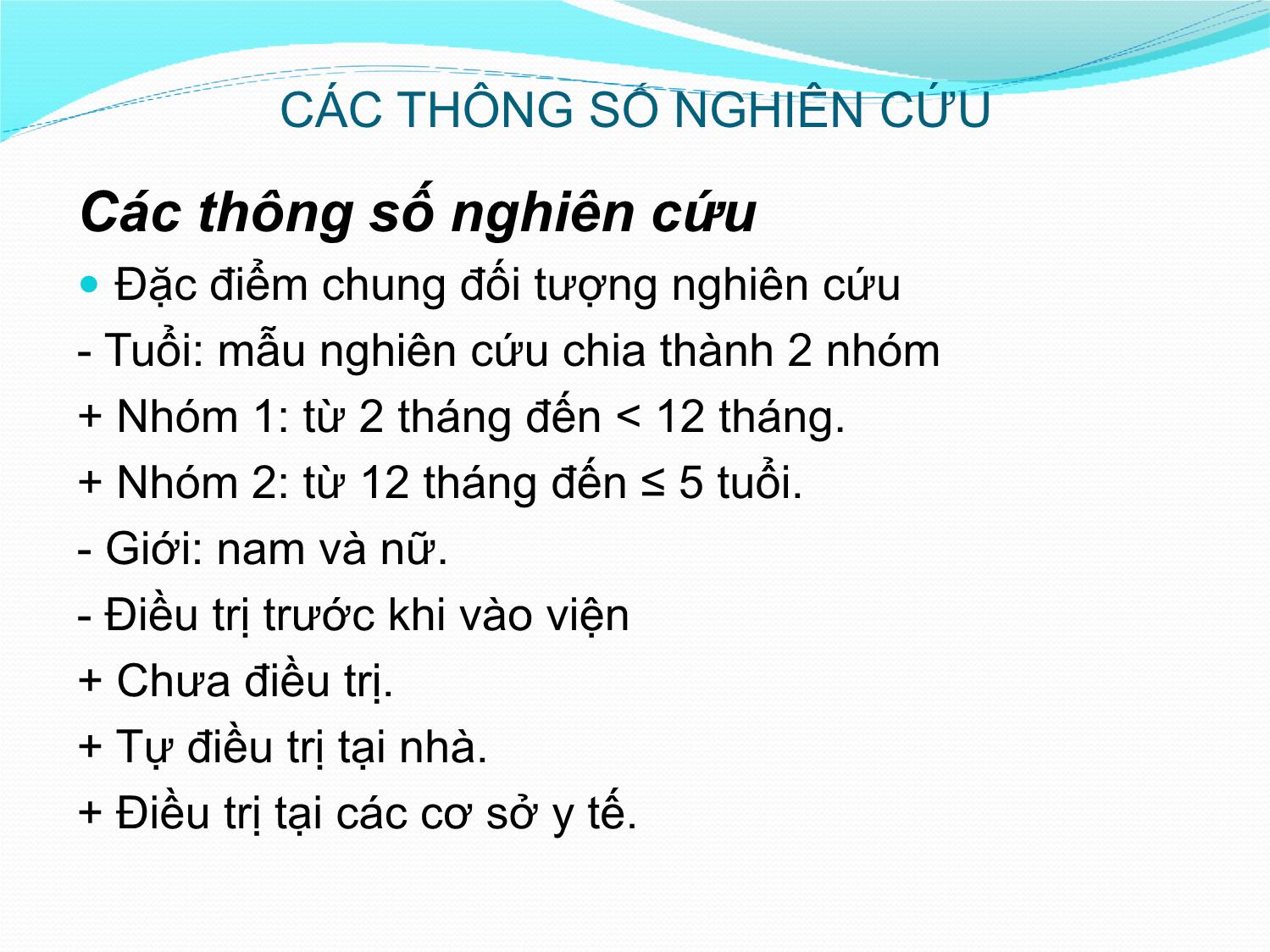 Bài giảng Đặc điểm lâm sàng, cận lâm sàng của viêm phổi do vi khuẩn và tính nhạy cảm với kháng sinh của một số loại vi khuẩn gây viêm phổi ở trẻ em từ 2 tháng đến 5 tuổi trang 9