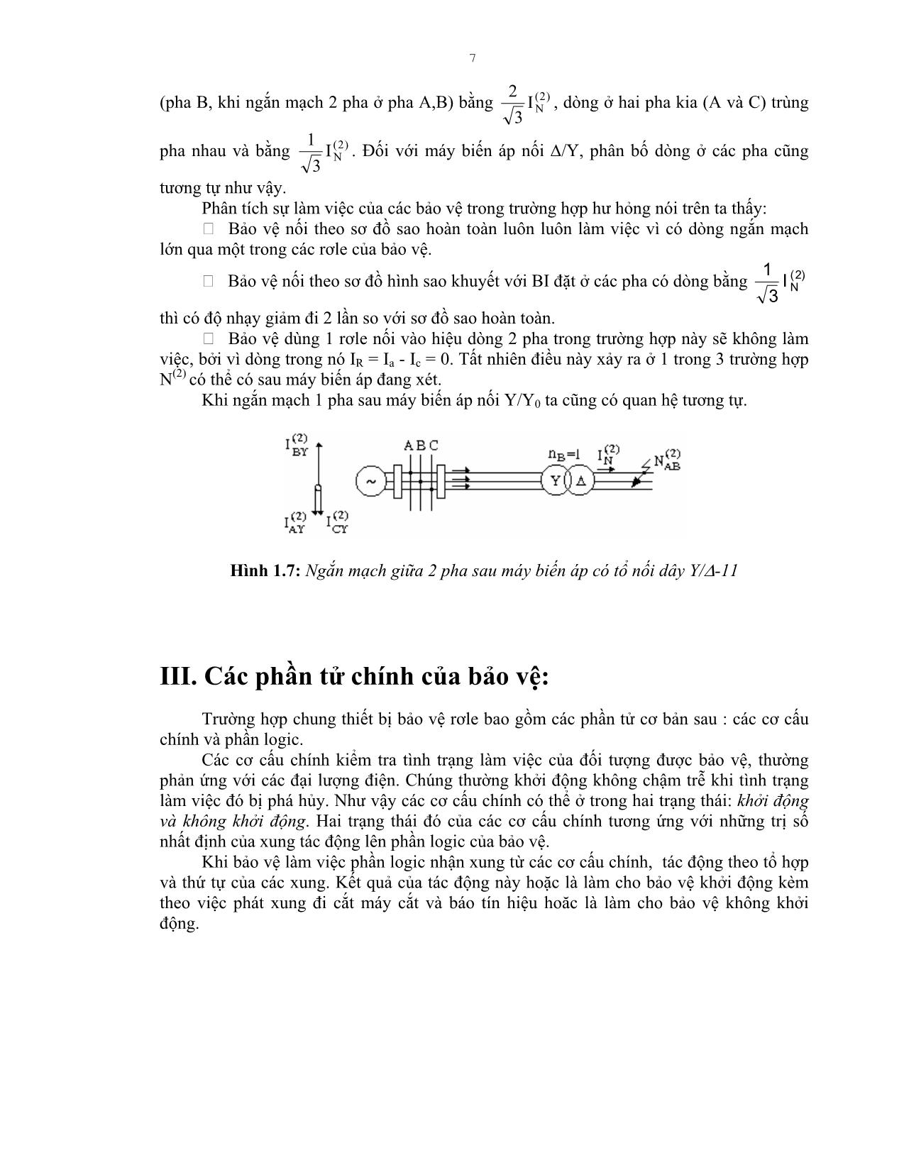 Giáo trình Bảo vệ rơle và tự động hóa trang 6
