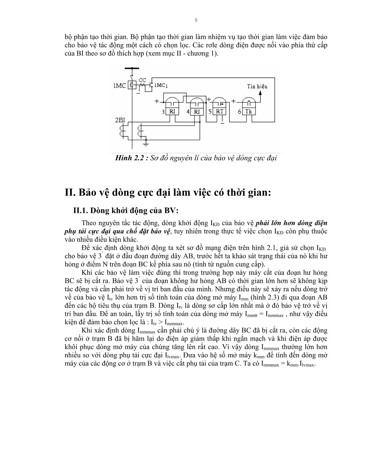 Giáo trình Bảo vệ rơle và tự động hóa trang 8