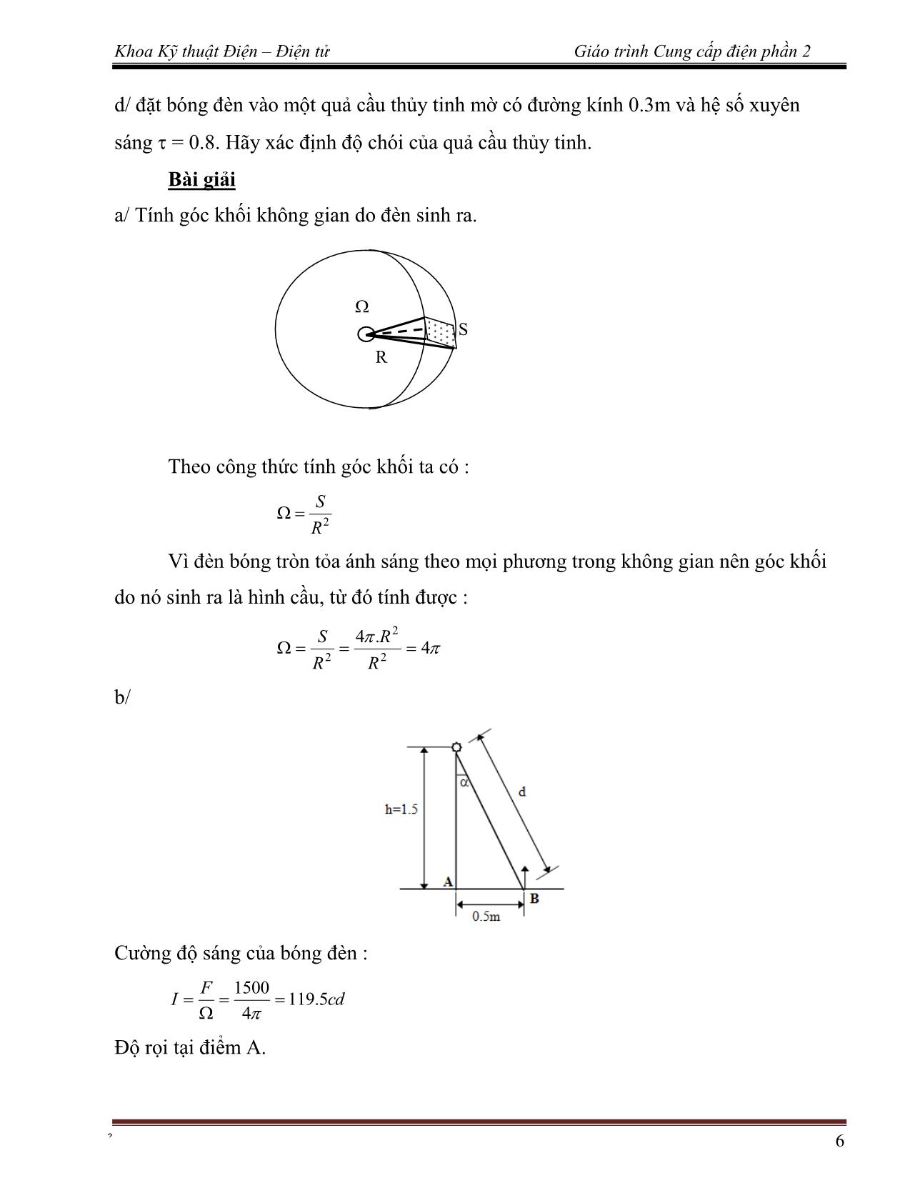 Giáo trình Cung cấp điện 2 (Phần 1) trang 10