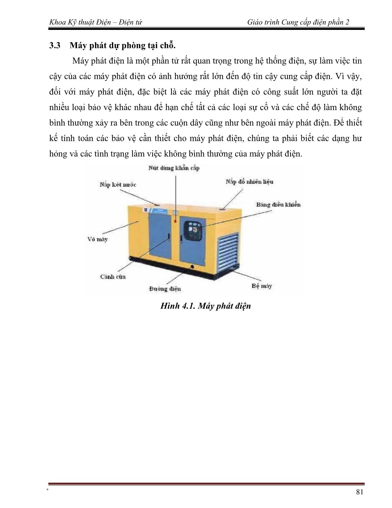 Giáo trình Cung cấp điện 2 (Phần 2) trang 2