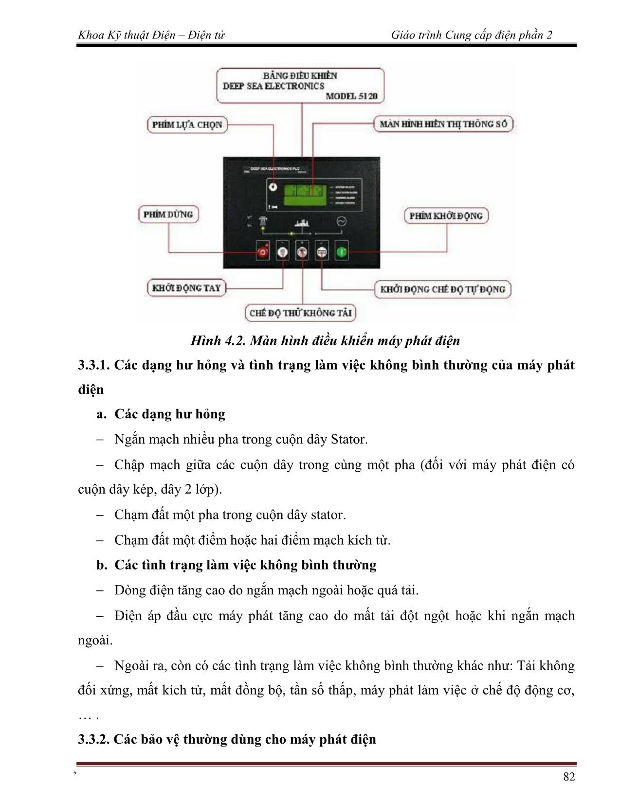 Giáo trình Cung cấp điện 2 (Phần 2) trang 3