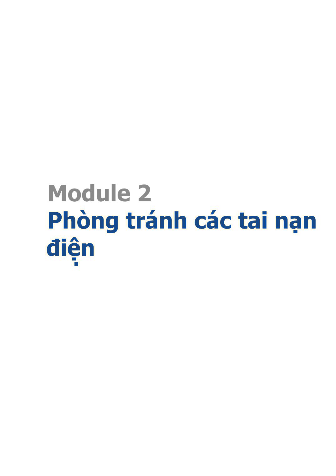 Giáo trình An toàn điện trong công nghiệp - Module 2: Phòng tránh các tai nạn điện trang 2