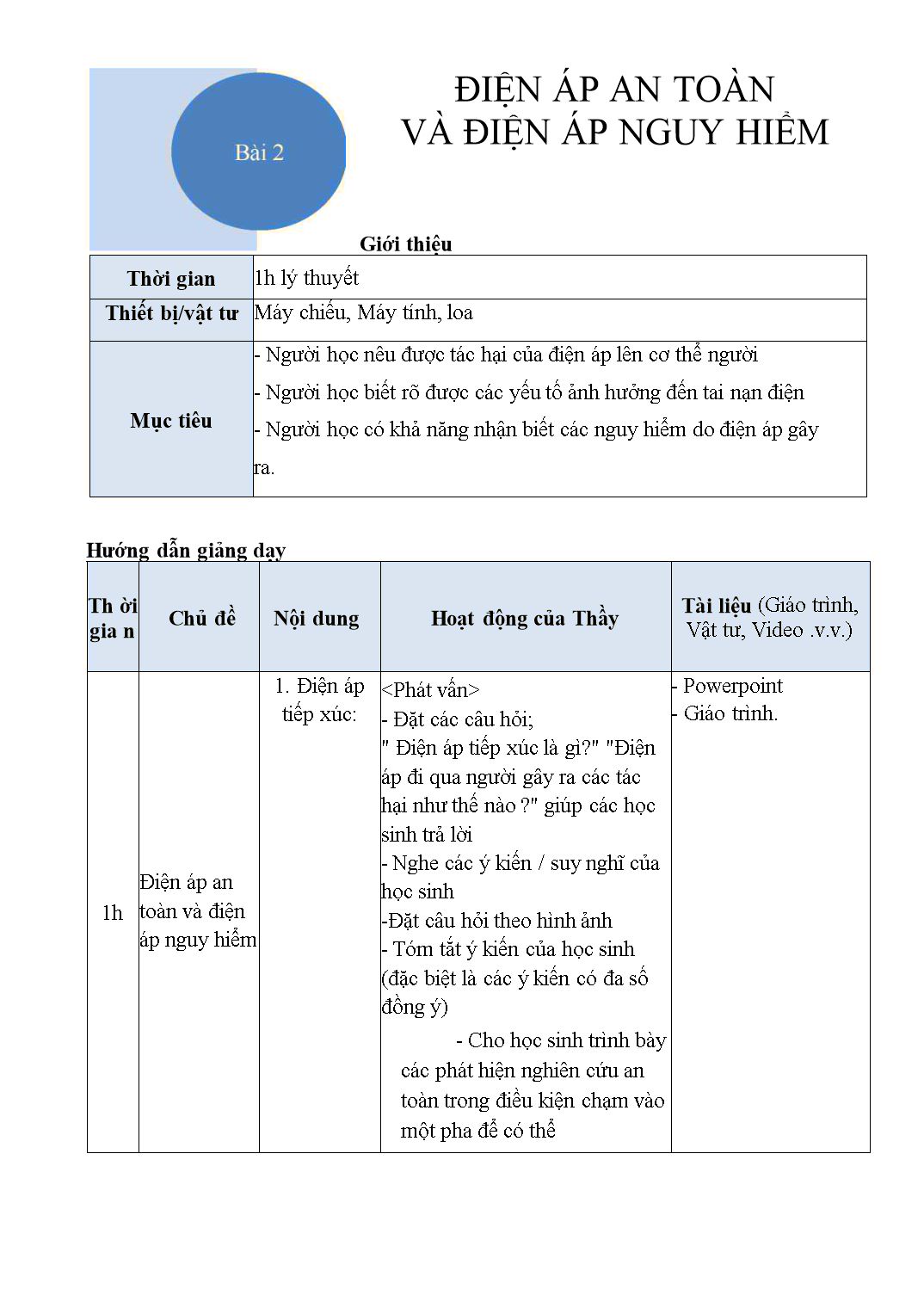 Giáo trình An toàn điện trong công nghiệp - Module 2: Phòng tránh các tai nạn điện trang 7