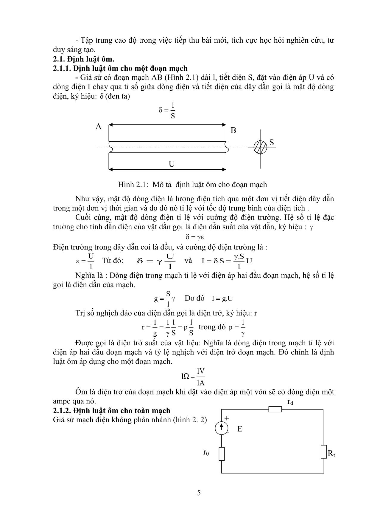 Giáo trình Điện kỹ thuật trang 5