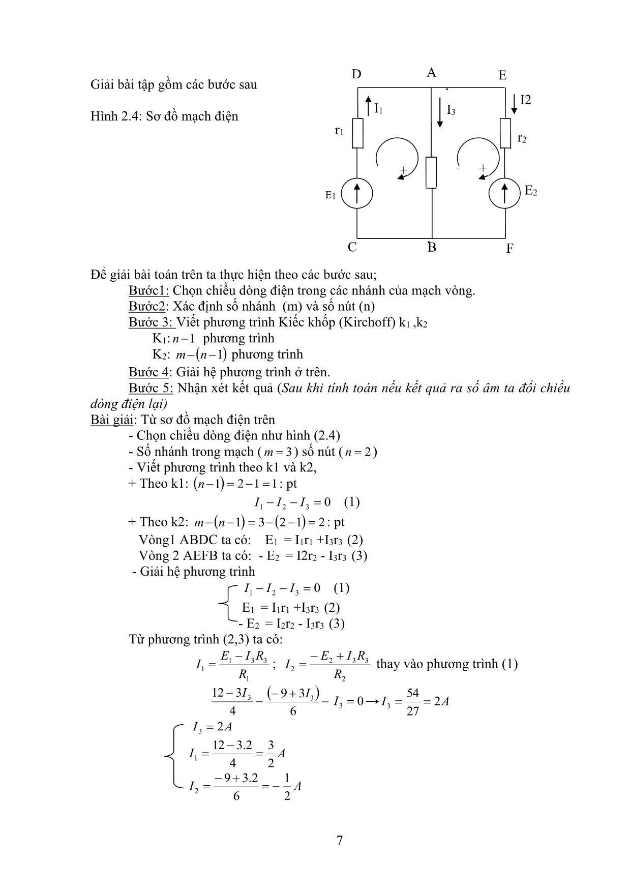 Giáo trình Điện kỹ thuật trang 7