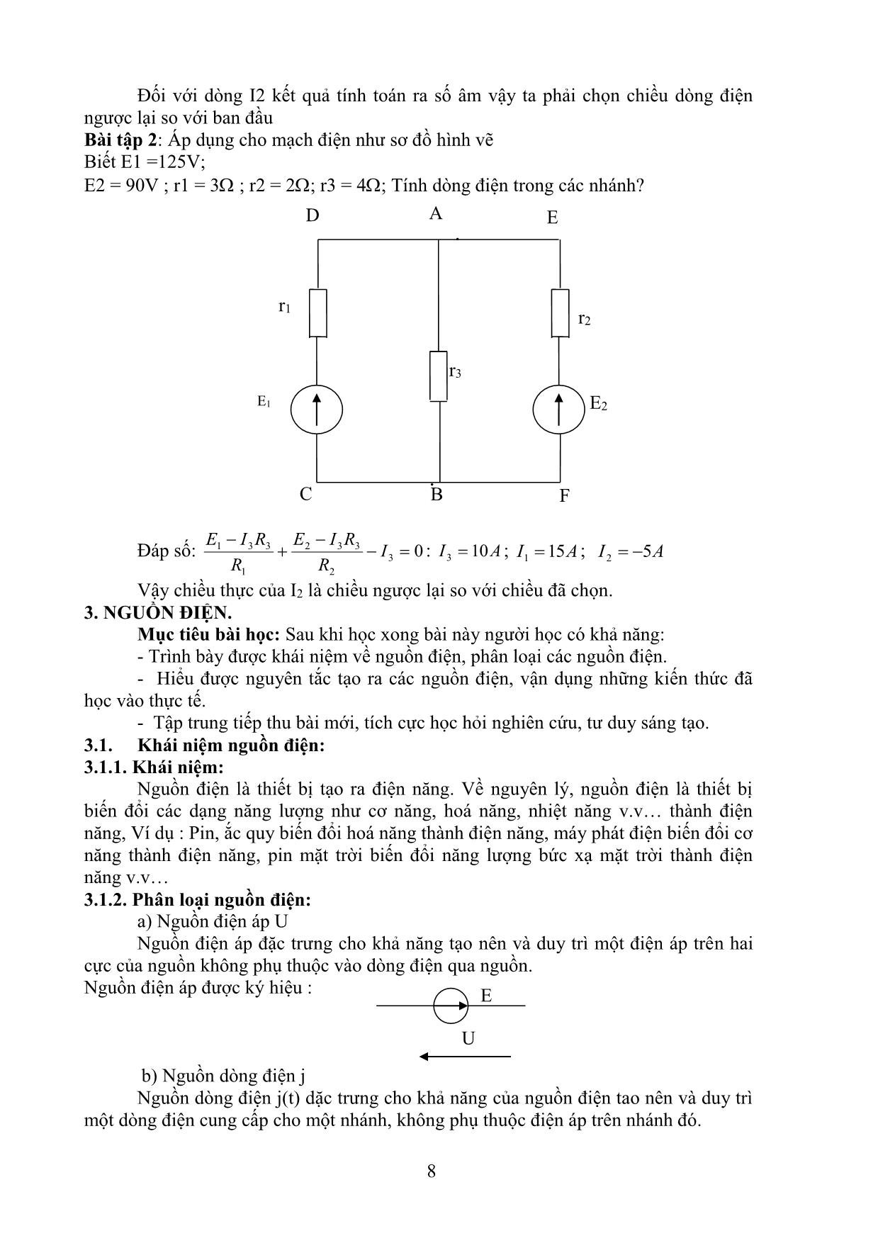 Giáo trình Điện kỹ thuật trang 8